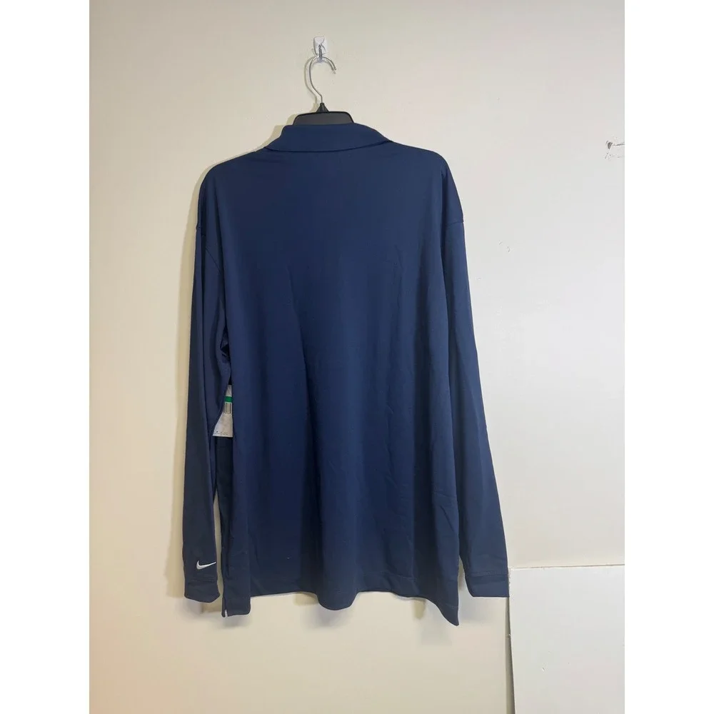 Navy Blue Nike Golf Long Sleeve Polo Men's Size Extra‎ Large